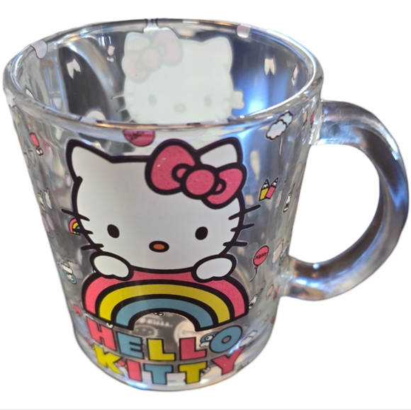HELLO KITTY Coffee Mugs Set of 4 New - Picture 3 of 4